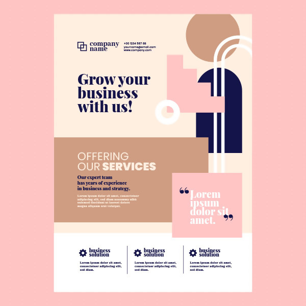 Pink Palette: Elevating Your Corporate Brand with Expert English Brochure Design